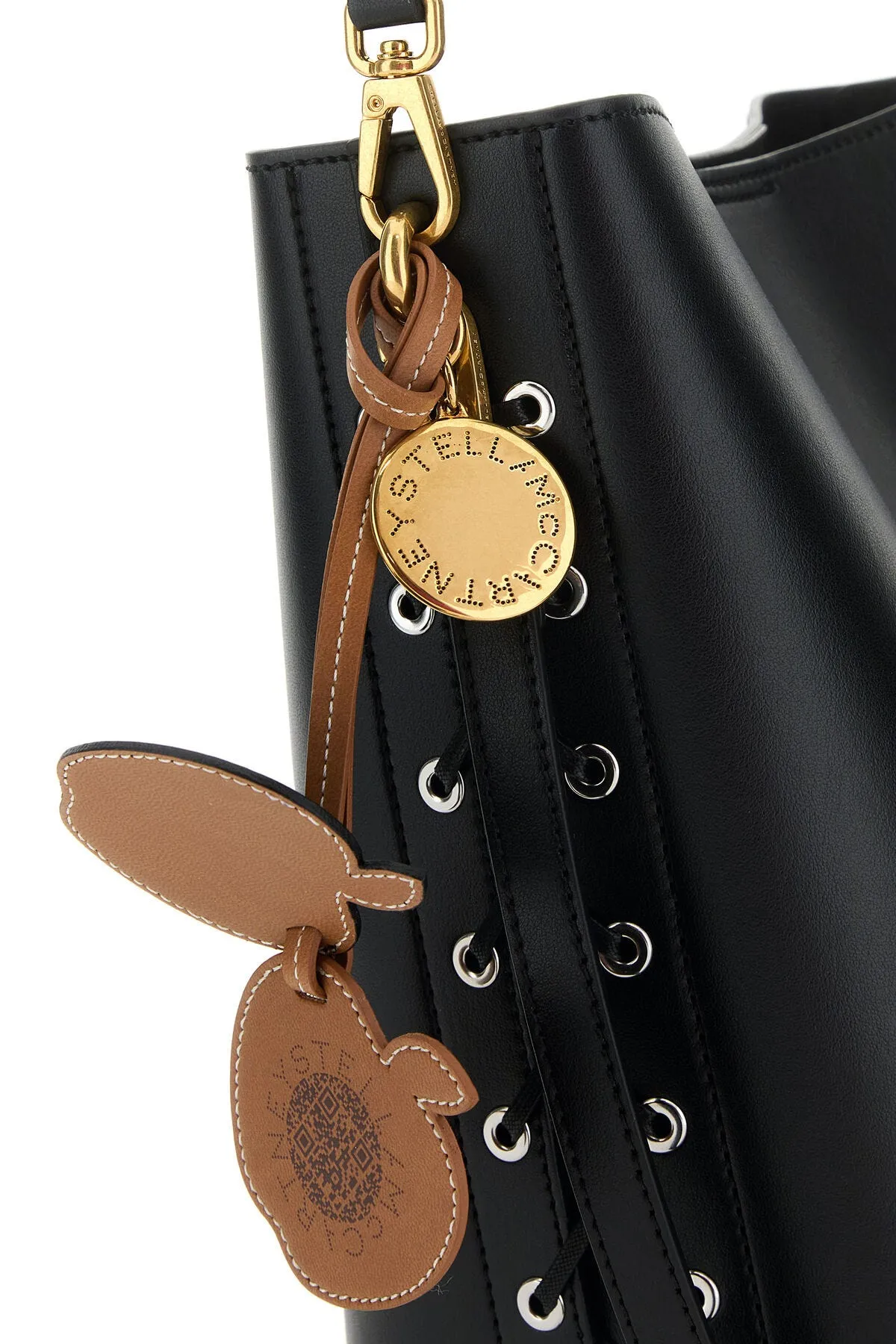 Black alter mat Frayme bucket bag    