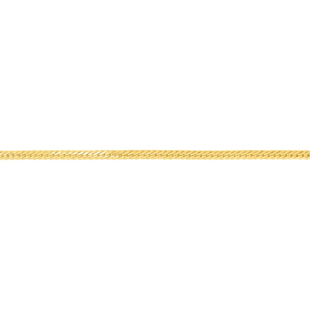 Bracciale Catena Colette Oro Giallo 375/1000 Maglia Groumette 18 cm 1401540
