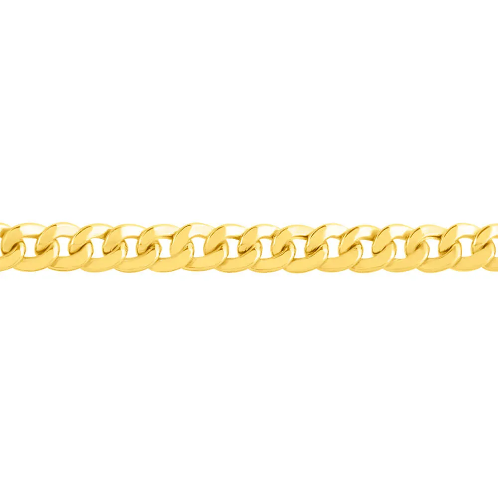 Bracciale Catena Colette Oro Giallo 375/1000 Maglia Groumette 18 cm 1421487