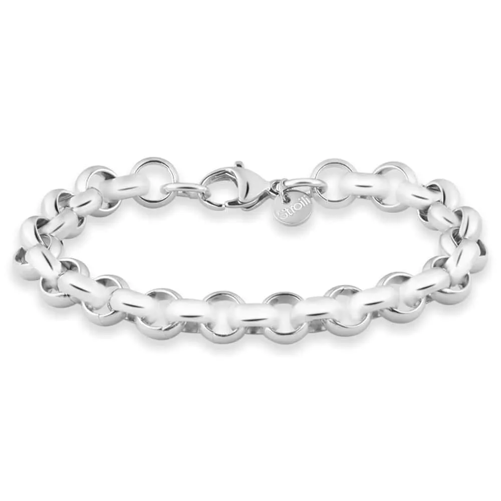 Bracciale Catena Lady Code Acciaio Maglia Forzatina Rotonda 20 cm 1612087