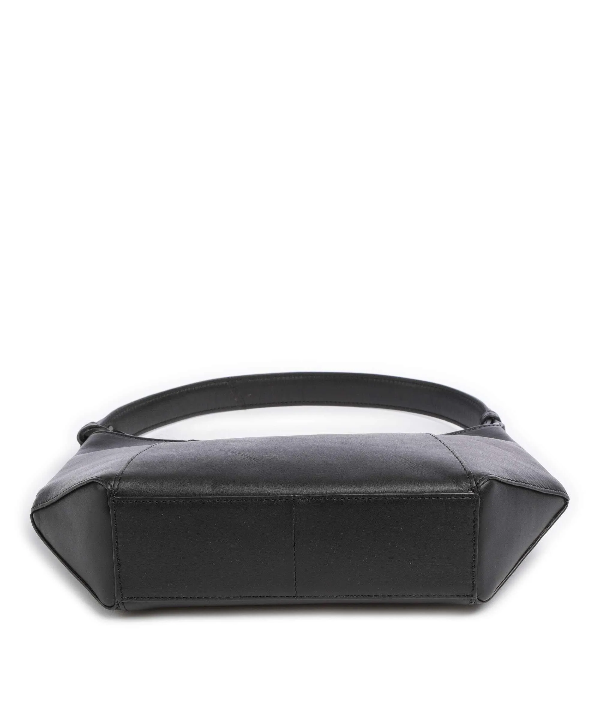  Burkely Nocturnal Nova Borsa a spalla pelle a grana fine nero  
