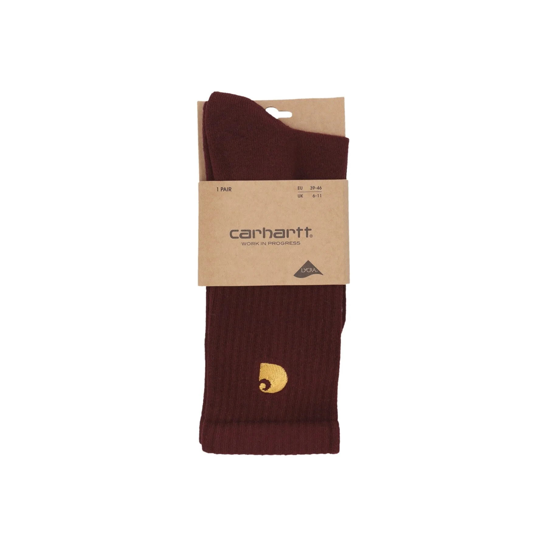 Calza Media Uomo Chase Socks Amarone/gold
