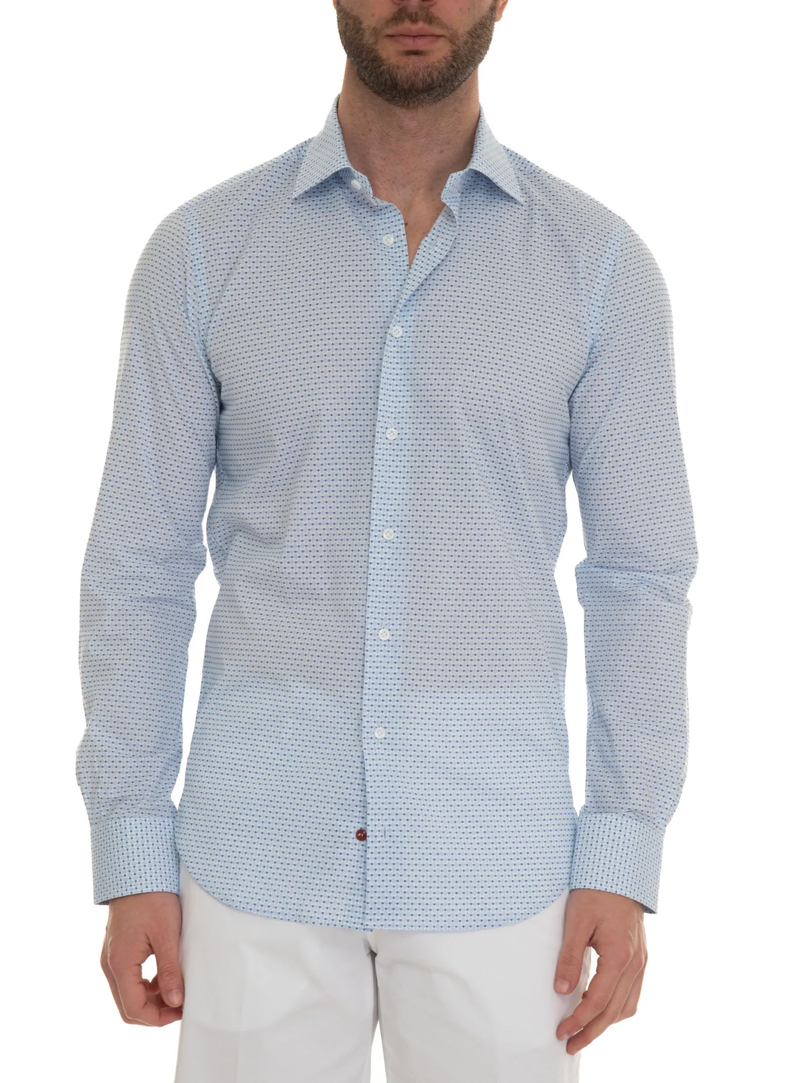 Camicia casual Celeste Carrel Uomo