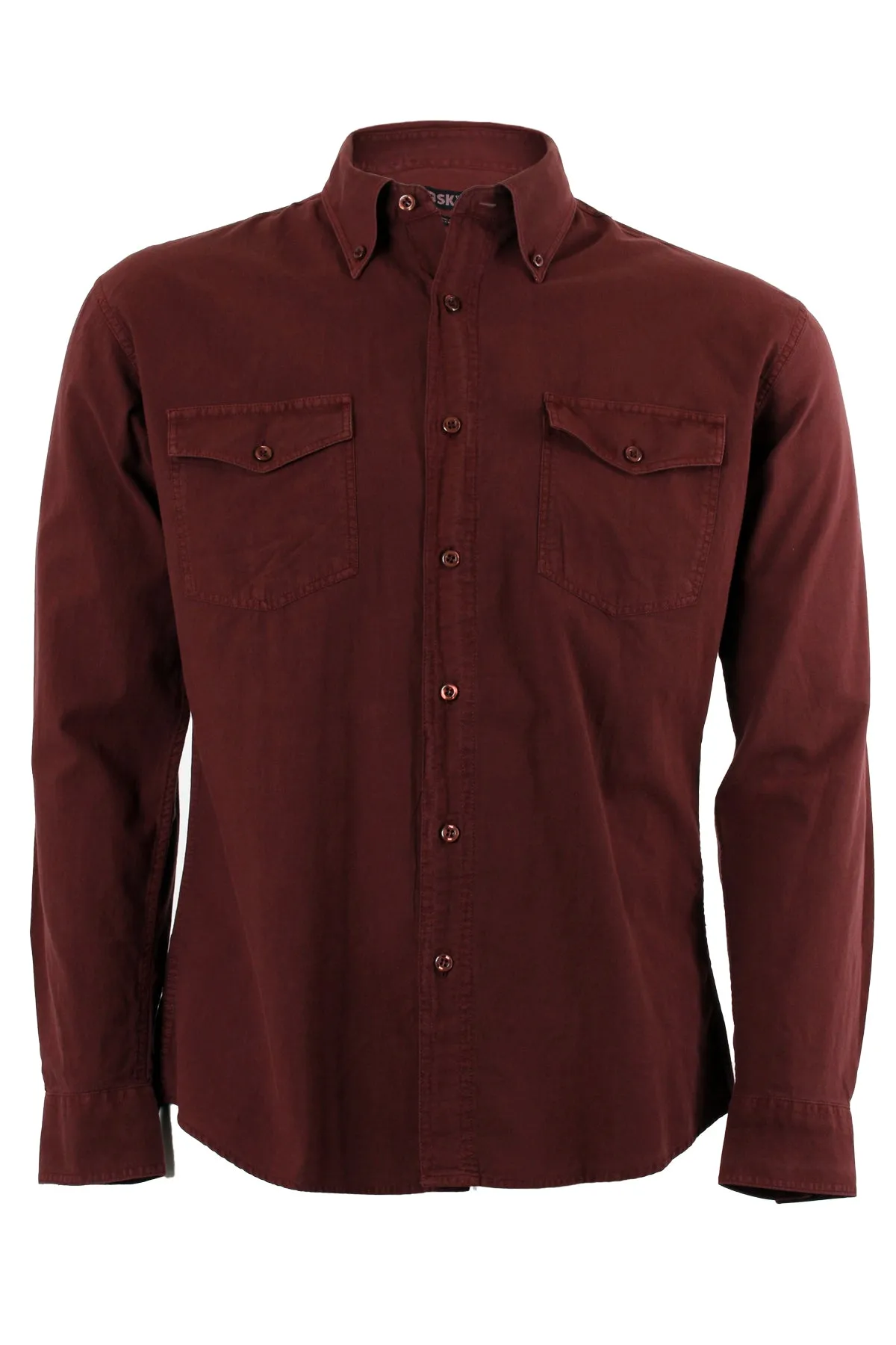 Camicia casual tinta unita