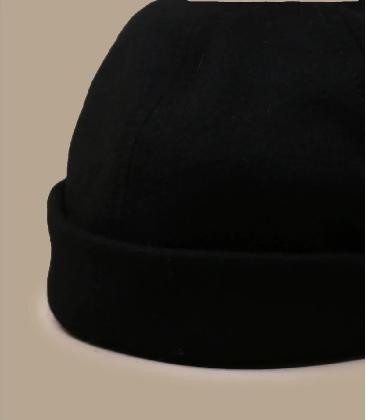     cappello docker in lana nera   Timeo black     