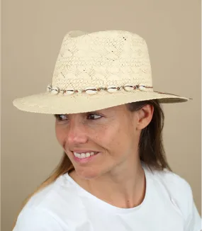 cappello fedora donna pagliaManon natural     