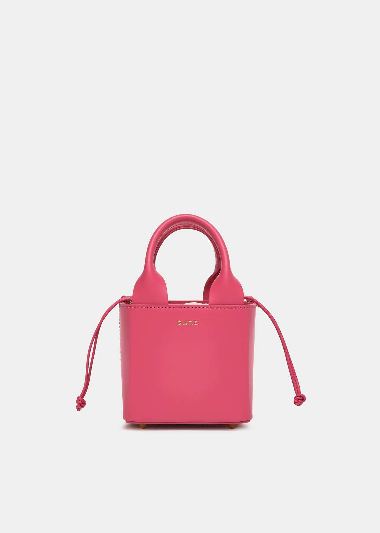 CUBO BAG LEATHER FUXIA