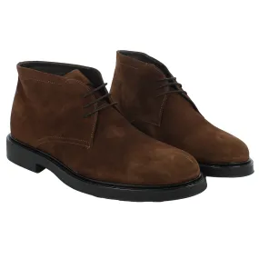 Exton  Desert Boot in Camoscio Sigaro 