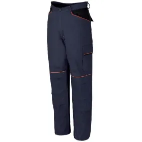 ISSA PANTALONE SHOT COLORE BLU CON INSERTI NERI TG.S*