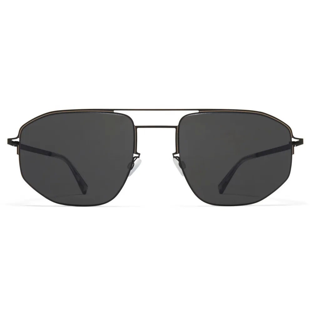 Mykita - MMCRAFT017 - Mykita & Maison Margiela - Nero Sabbia Grigio Scuro - Metal Collection - Occhiali da Sole - Mykita Eye