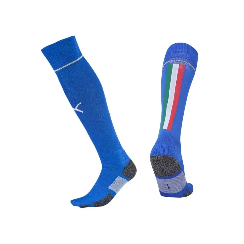 PUMA CALZETTONE CALCIO UFFICIALE FIGC ITALIA SEPARATE SOCKS TEAM POWER COLORE BLU