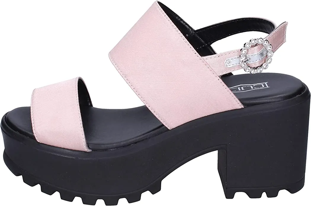 Sandalo donna “Cult” CLE103621 Collezione 2024 in raso – Rosa