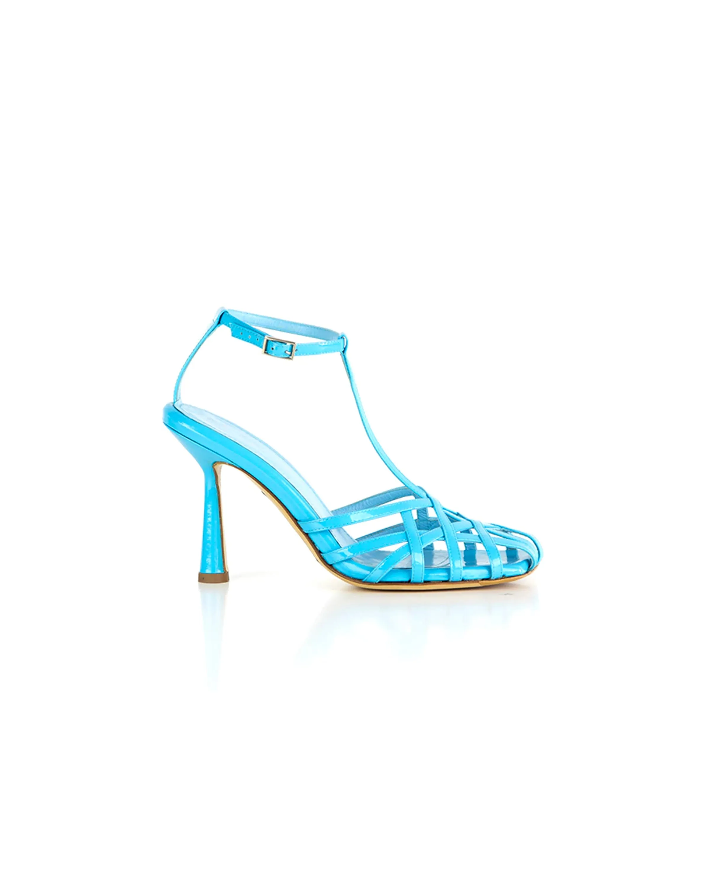 Sandalo Lidia vernice turchese