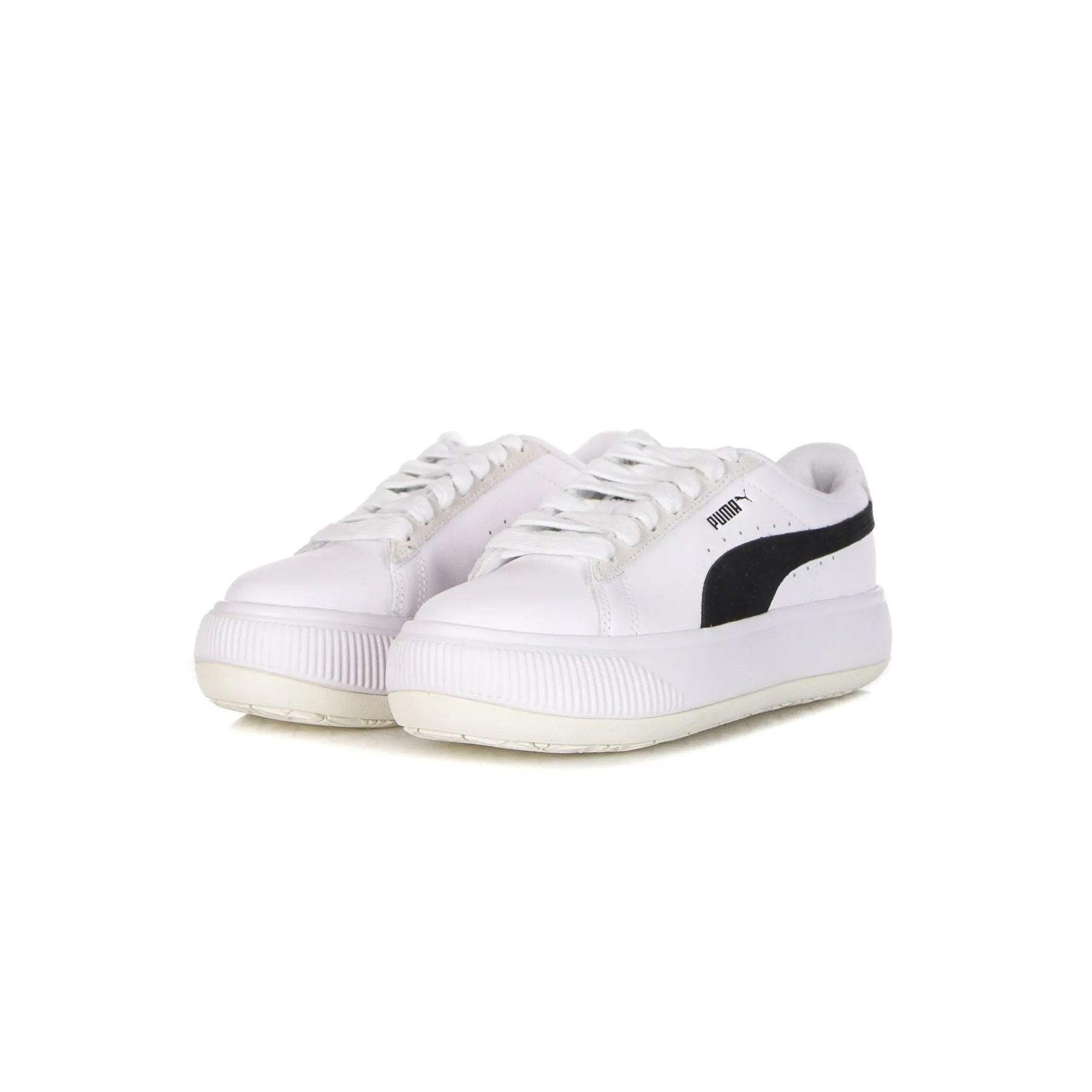 Scarpa Bassa Donna Suede Mayu Mix White/marshmallow/black