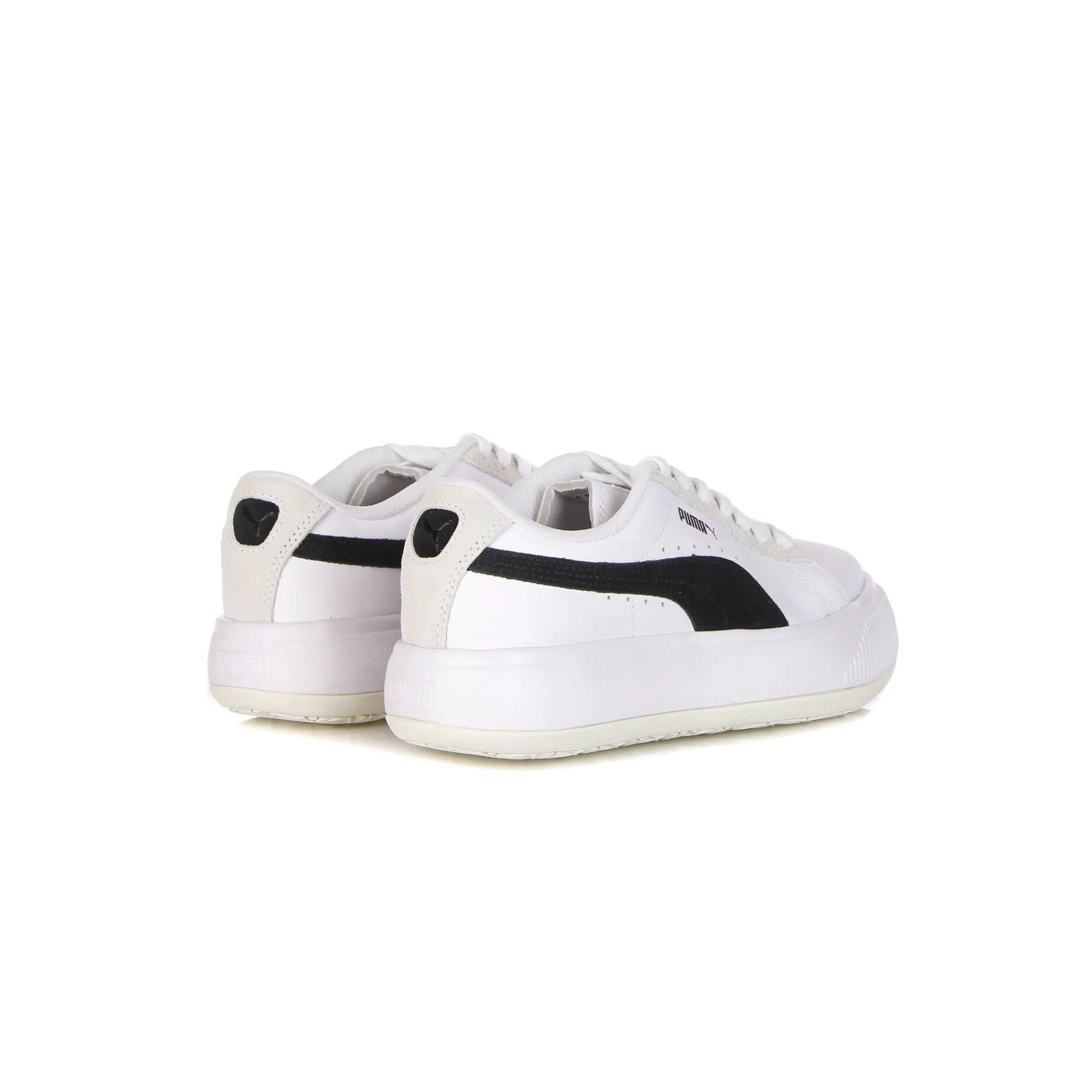 Scarpa Bassa Donna Suede Mayu Mix White/marshmallow/black