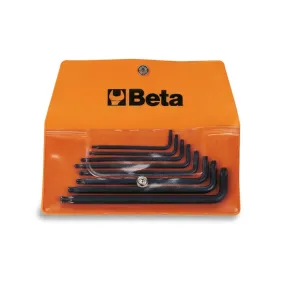 Serie di 8 chiavi Torx punta sferica - Beta 97BTX/B