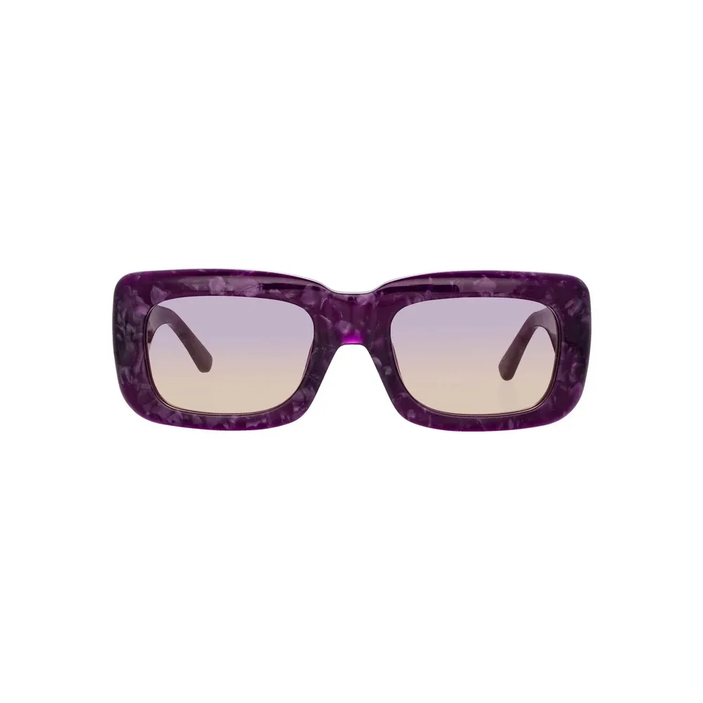 The Attico - The Attico Marfa Occhiali da Sole Rettangolari in Viola - ATTICO3C9SUN - The Attico Eyewear by Linda Farrow